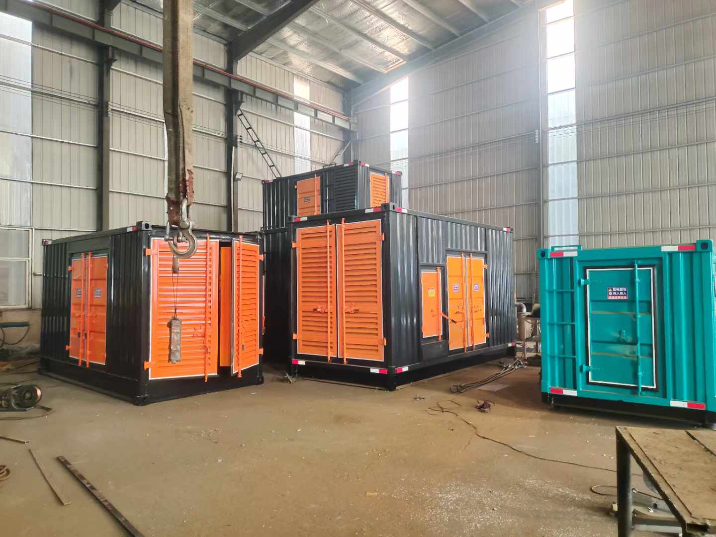 江岸500kw柴油发电机组可以带动多少功率设备？